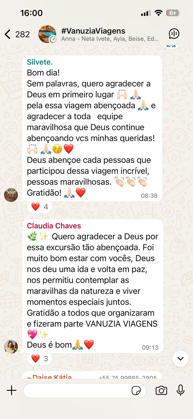 Depoimento de cliente 1